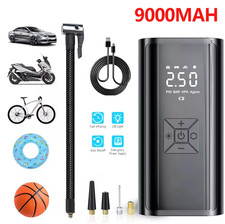 9000mAh Elektrische Luftpumpe Akku Kabellos Auto Reifen Druckluft Luftkompressor