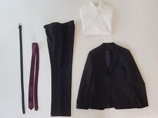 Anzug Set Jungen Jacke, Hose, Hemd, Krawatte, Gürtel Größe 140