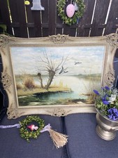 Vintage Ölgemälde auf