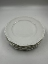 Rosenthal - Maria Weiß - Kuchen / Frühstücksteller - Ø 19,5 cm - 5 Stück