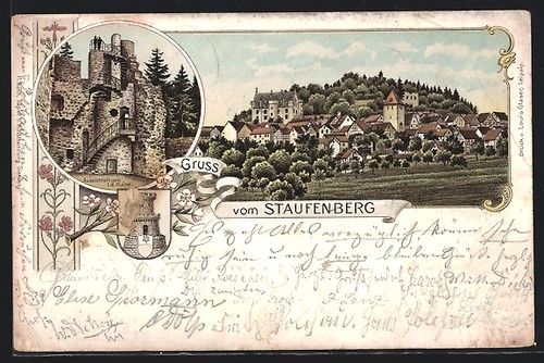 Lithographie staufenberg - staufenberg, /