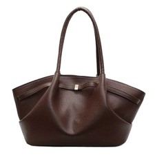 Handtasche Shopper Tote Bag Trapez Tasche Schoko Braun Blogger H&M Zara Neu