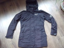 JACK WOLFSKIN texapore Jacke abnehmbare Kapuze Gr. S Schwarz