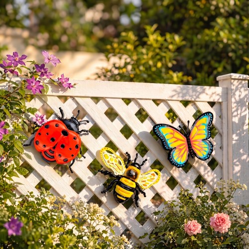 Metall insekten wanddeko - insekten,