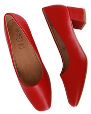 ROTE SCHUHE AUS ÖKO-LEDER MIT