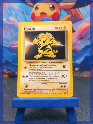 Pokémon karte elektek - karte,