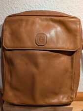Herren Goldpfeil Tasche braun Leder Umhängetasche Schultertasche