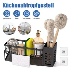 Spülbecken Organizer Küchenablage Schwammhalter Waschbecken Organizer Universal