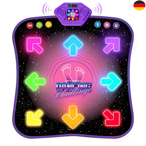 Tanzmatte mit leuchtpfeilen - tanzmatte,