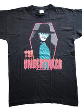 Vintage Undertaker T-Shirt – Early 90s WWF WWE Bootleg – Single Stitch – Size XL