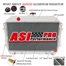 4 Reihe 62mm Aluminium Kühler
