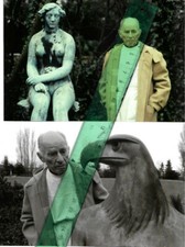 2 x Fotos Bildhauer ARNO