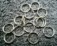 15 Stück Knopfring 16 mm für