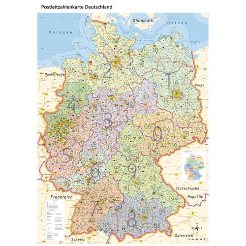 Geometro landkarte deutschland - landkarte,