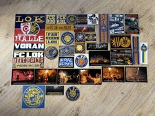 Lok Leipzig Ultras Aufkleber Mix / Sammelauflösung / 38 Stück / Erfurt / Halle