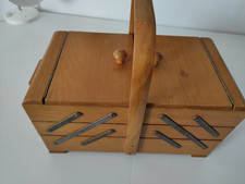 Holz Nähkasten/ Vintage