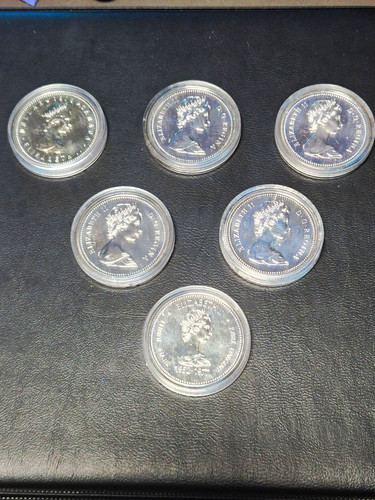 Sammlung kanada silberdollars - sammlung,