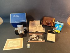 System Exa Rheinmetall Kamera Meyer Optik Trioplan F2,9 50mm Sonnenblende OVP