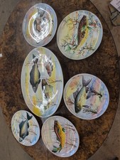 Teller Und Platte Fischmotiv