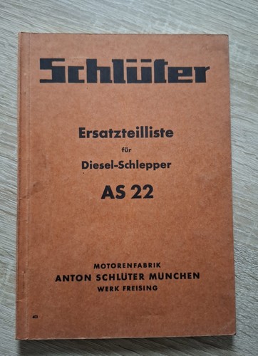 Schlüter dieselschlepper as22 - schlüter,