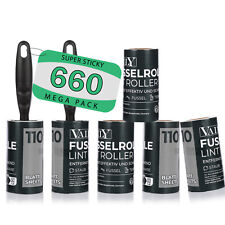 Vaily Fusselrolle Fusselentferner Set - 6 XXL Rollen á 110 Blatt 18 x 10 cm