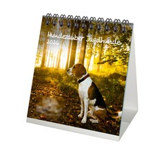 Hundezauber Jagdhunde Tischkalender 10cm x 10cm für 2026 Welpen und Hunde - Seel