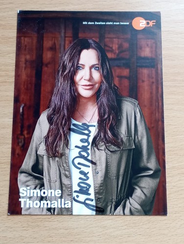 Simone thomalla autogramm aus - thomalla,