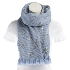 Schal Louis Vuitton Blau Metallic