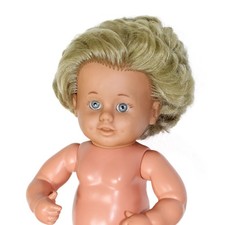 Alte SCHILDKRÖT Puppe Schlummerle Strampelchen 50er 60er Jahre 35 cm gemarkt