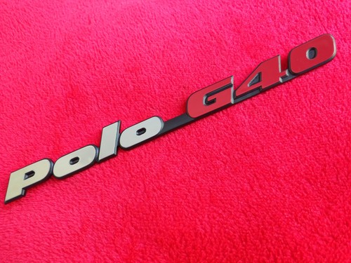Polo g40 emblem - :, (neu)