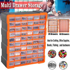 NEU 39 / 60 Schubladen Kleinteilemagazin Sortimentskasten Sortierbox Organizer
