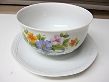 Teller+Schale "Blumen" von