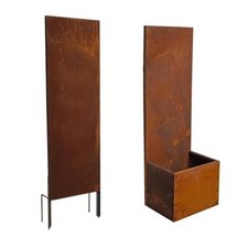 Sichtschutz-Element  Edelrost 150 cm Sichtschutzwand Gartendekoration Metall