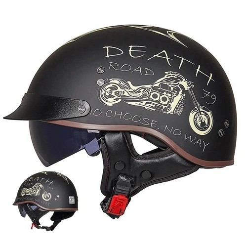 Motorradhelm classic retro - classic,