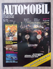 Automobil Motorrad Chronik 11/1973 Daimler-Benz 300 SL SLR Blitzen Sonderausgabe