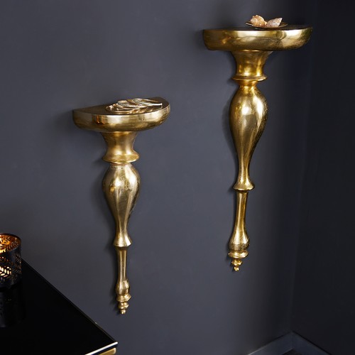 Barock wandkonsole scala - barock, gold