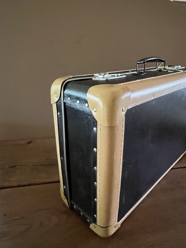 Vintage koffer pappkoffer - vintage,