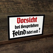 Schild Vorsicht bei