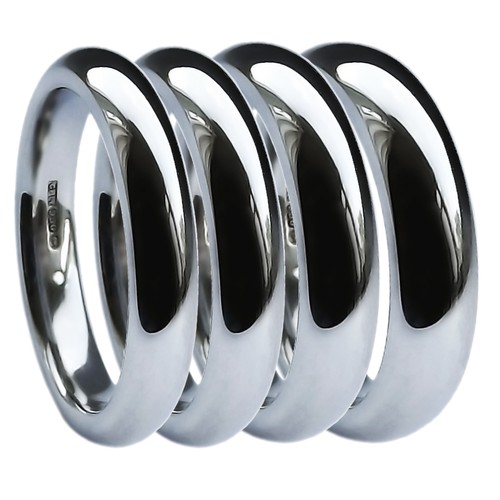 9ct weißgold court comfort - 9ct,