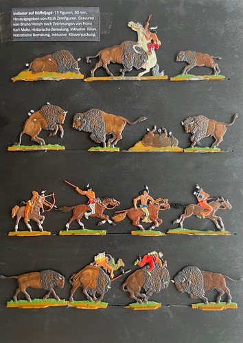 Zinnfiguren mm indianer - 15,