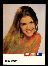Nina Bott RTL Autogrammkarte
