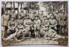 Schneidemühl Pila Pommern FAR 38 Feld-Artillerieregiment Fotokarte mit Hund 1915