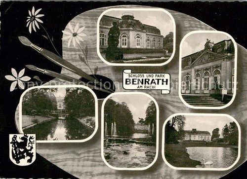 Benrath schloss brunnen park - benrath,