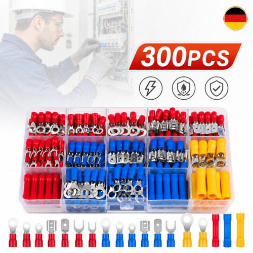 Klemmen 300stk sortiment - klemmen,