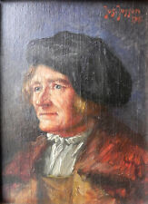 Gemälde: Porträt, Männerbildnis Herrenbildnis, Portrait Josef Jossen, Düsseldorf