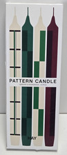 Hay pattern candle set 4 - set,