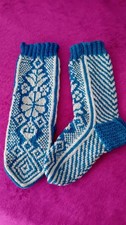 Stricksocken Sockenwolle,Unikat,Handarbeit Socken Gr.37-39  einmalig, Bunt
