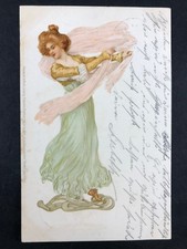 AK - Jugendstil Postkarte -