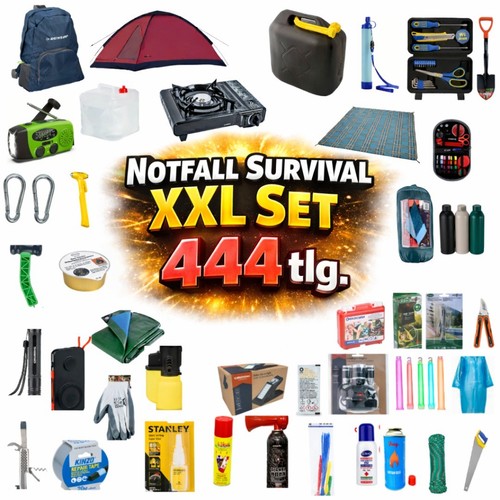 Survival ausrüstung 444tlg - survival,
