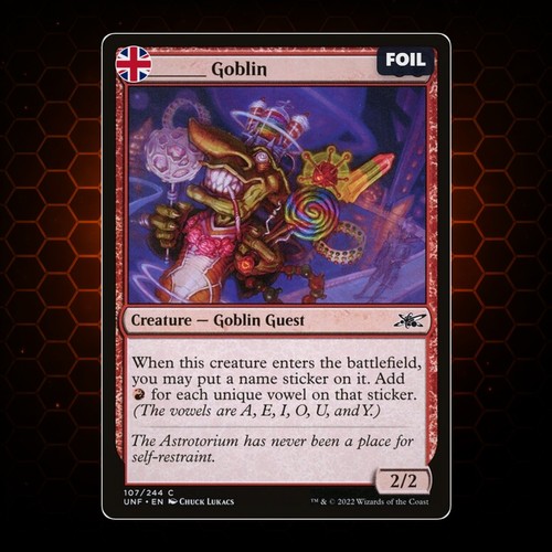 Mtg goblin foil - goblin,